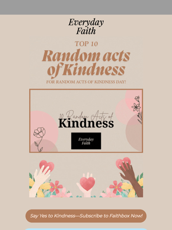 Warning: These 10 Kindness Ideas Might Just Change Your Life! 💖