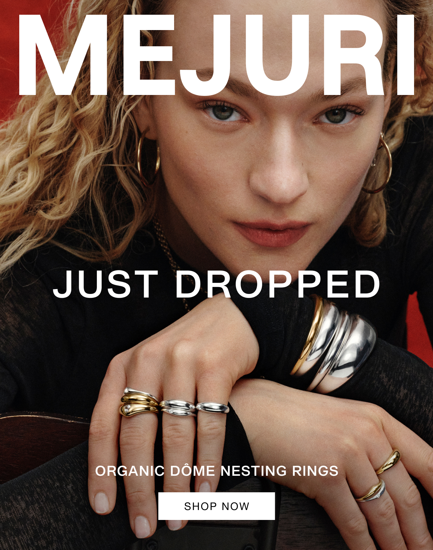 Mejuri: Just Dropped: Organic Dôme Nesting Rings | Milled