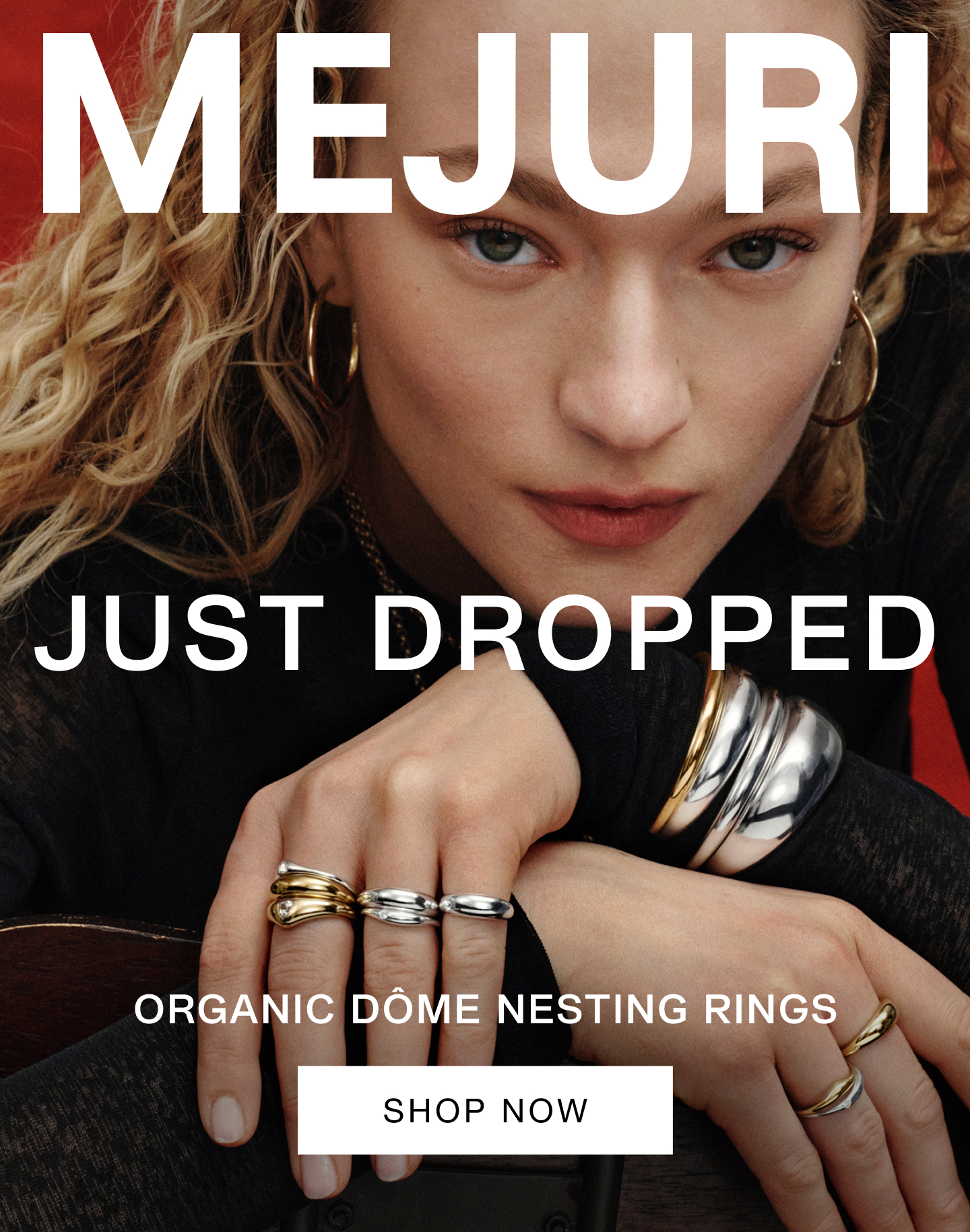 Mejuri: Just Dropped: Organic Dôme Nesting Rings | Milled