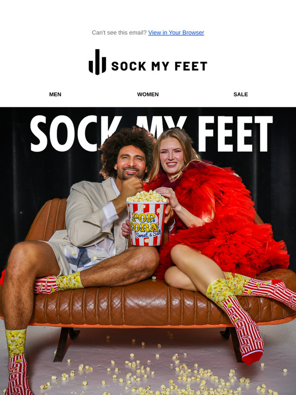 Popcorn print sokken: de nieuwe trend die comfort en stijl combineert🍿
