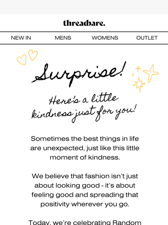 Happy Random Acts of Kindness Day