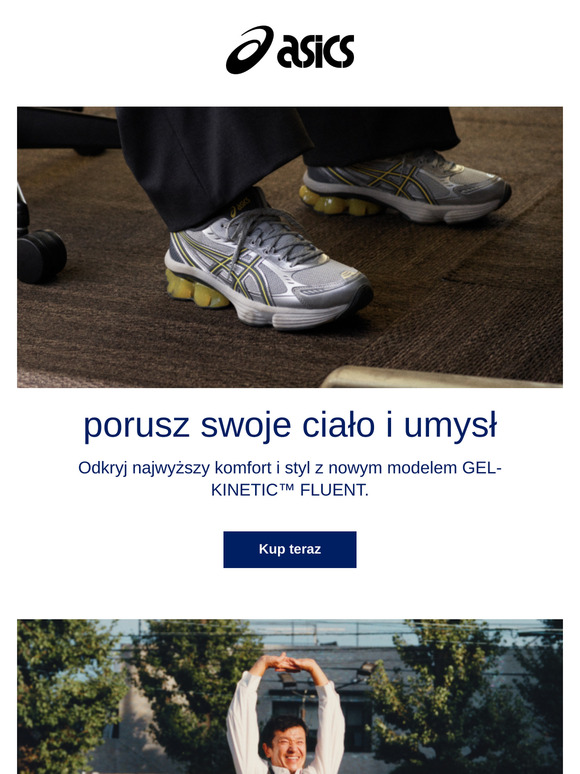 Odkryj najwyższy komfort i styl z nowym modelem GEL-KINETIC™ FLUENT.