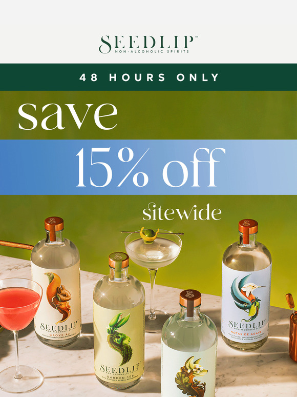 Enjoy 15% off, limited time!