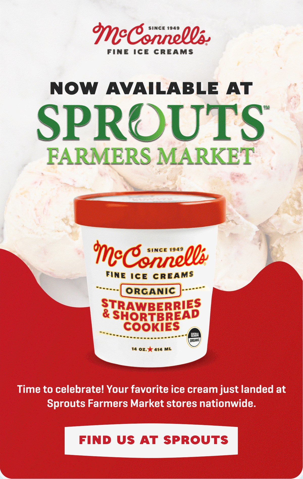 Now Available at  Sprouts 