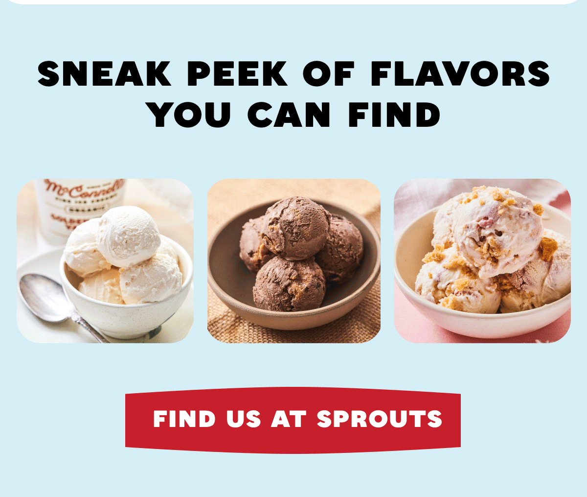 Sneak Peek of Flavors You Can Find