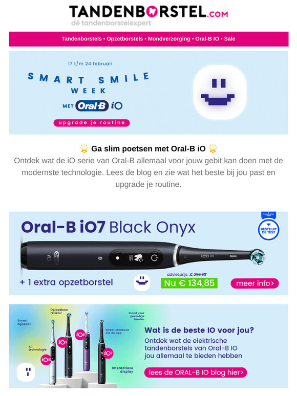 Smart Smile week met Oral-B iO 🤖