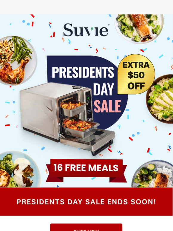 Last Chance to Save! Extra $50 Off + 16 Free Meals