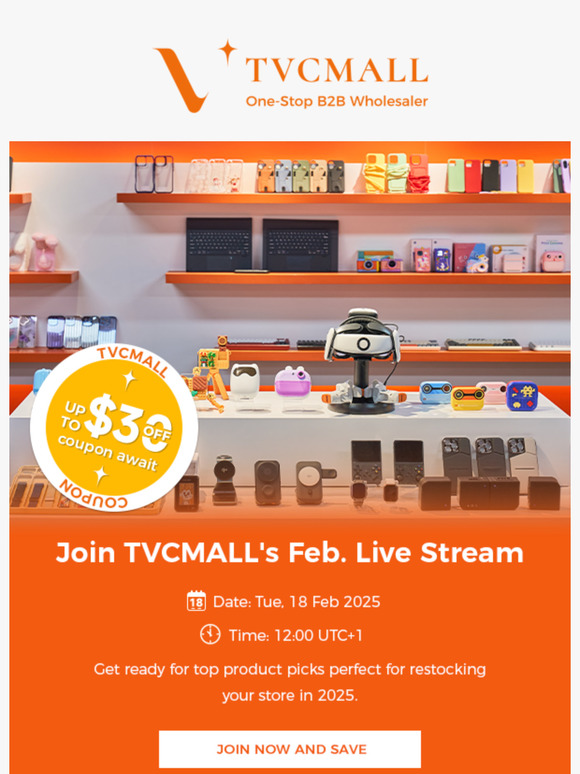 February Live Stream: New Products & Unlock Big Discounts!