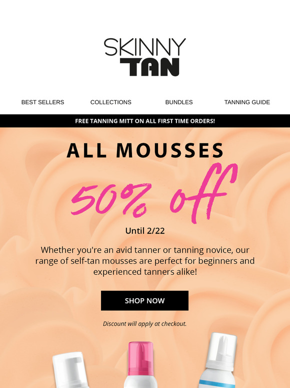 Mousse Magic: 50% Off Our Best-Selling Collection