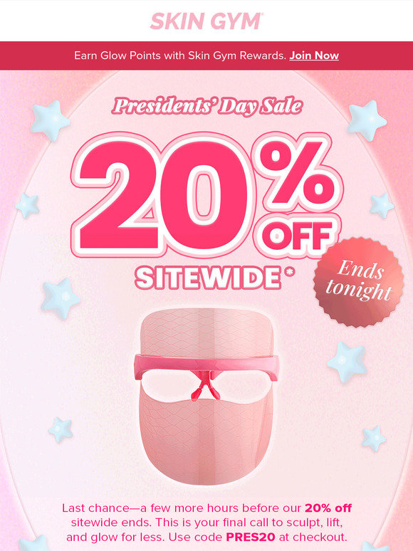 Final call: 20% off ends tonight ⏰