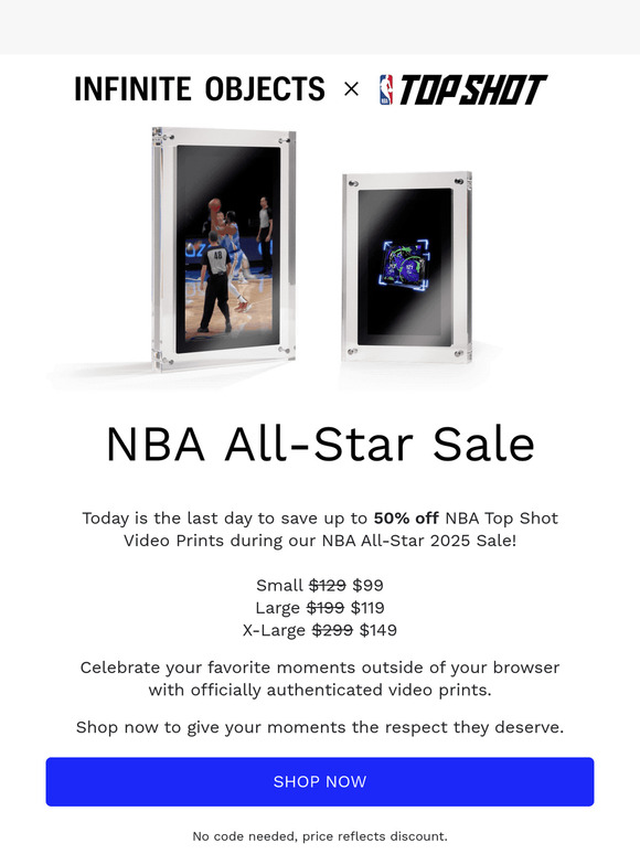 Last Day for NBA Top Shot Savings 🏀