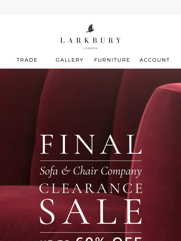Introducing: The Sofa & Chair Company's Clearance Sale