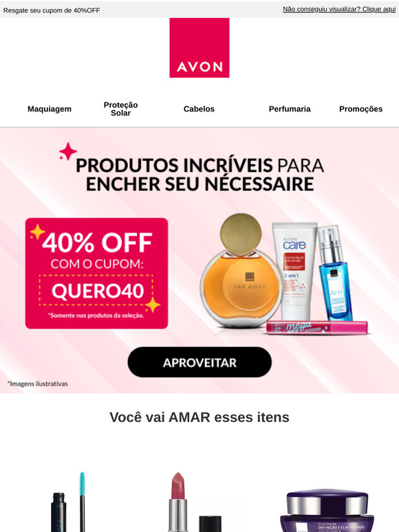 Descontão para encher o nécessaire ️