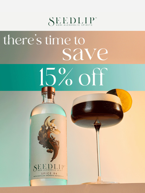 Last chance for 15% off sitewide!