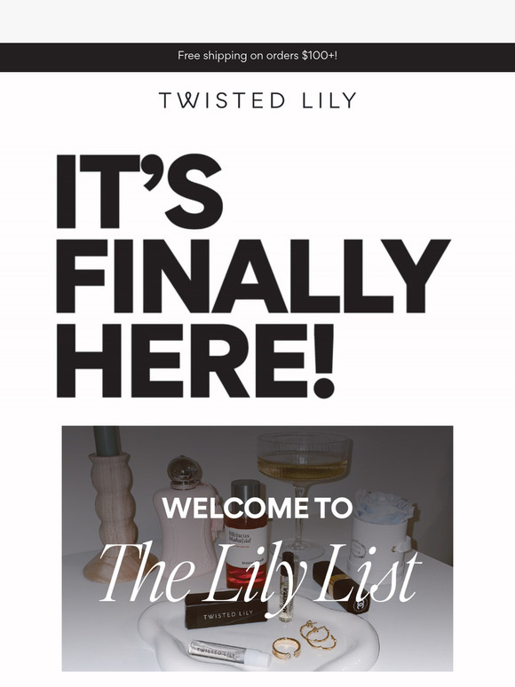 BIG NEWS: Twisted Lily Rewards Has Arrived!