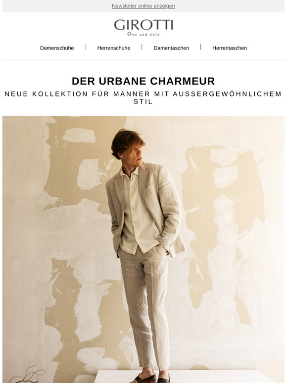Der urbane Charmeur – Girottis neue Casual-Kollektion