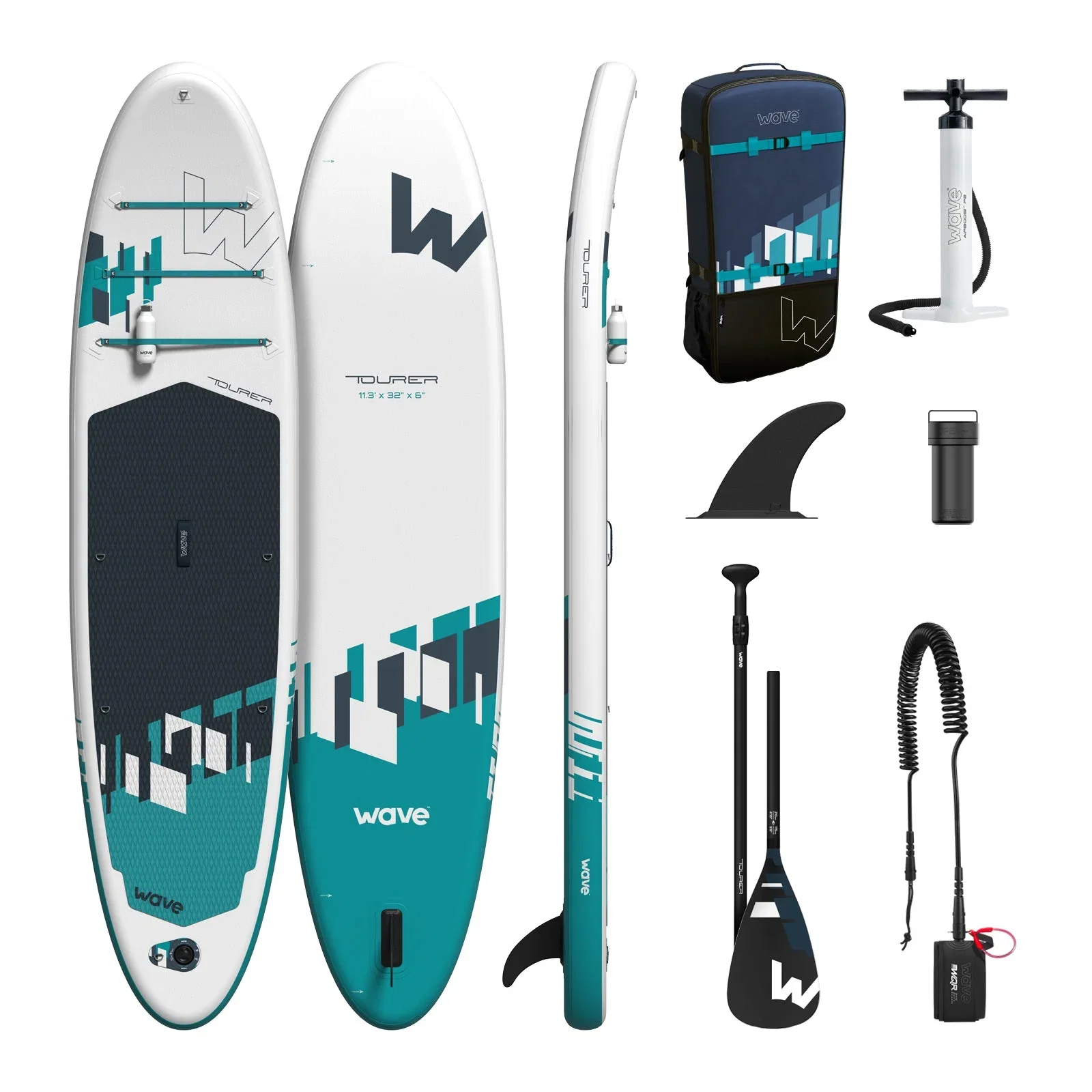 Image of Tourer 2.0 SUP | Inflatable Paddle Board | 10'3/11'3ft | White