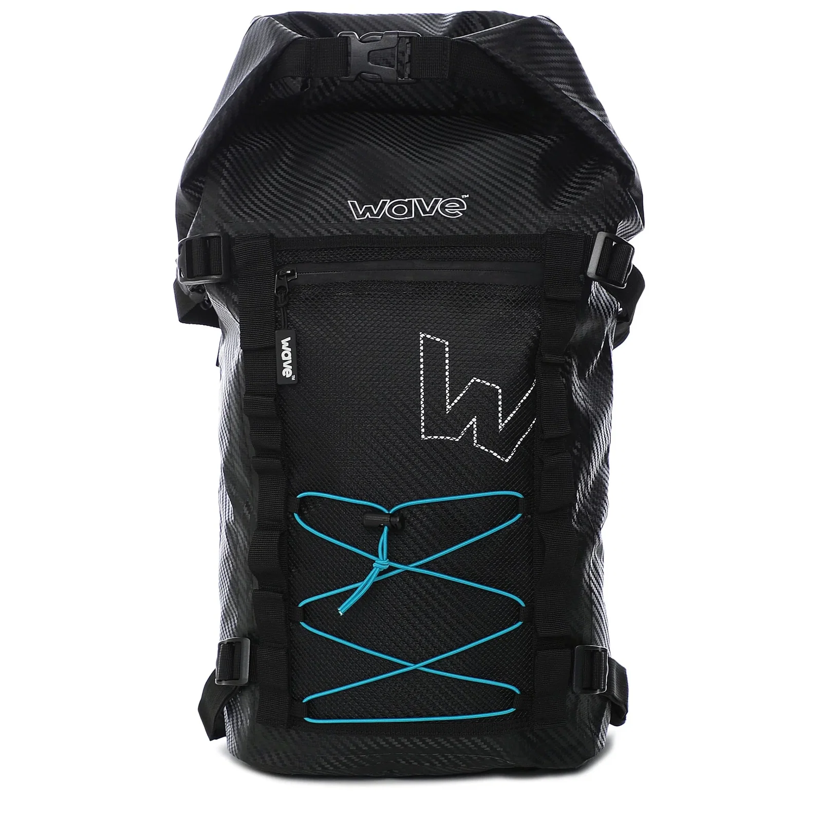 Image of Waterproof Roll Top PVC Deck Bag | Black | 20L
