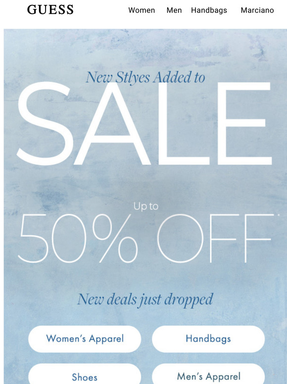 Your Fave Email: New Markdowns