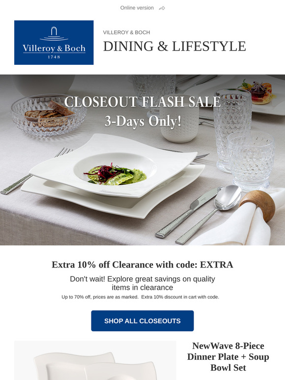 🔥 FLASH SALE: Clearance is Calling! Extra 10% Off! 🔥