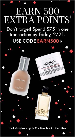 Earn 500pts
