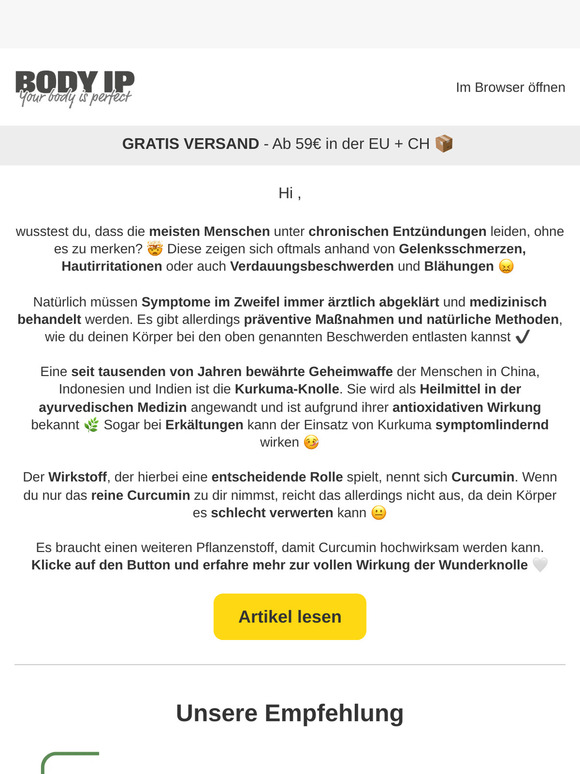 Was macht eigentlich Kurkumin? 🤔