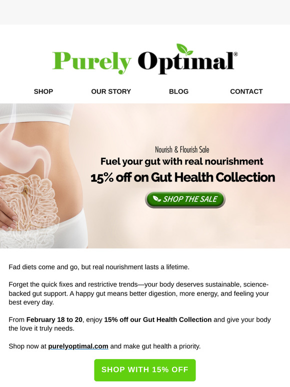 Nourish Your Gut, Flourish Every Day – 15% Off!