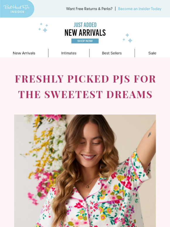 💐 Freshly Picked PJs for the Sweetest Dreams!