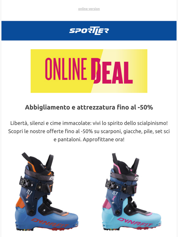 Scialpinismo: fino al -50% 🔥