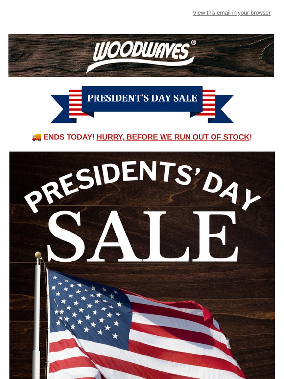 🗓️ Ends Today! 🇺🇸President's Day SALE!