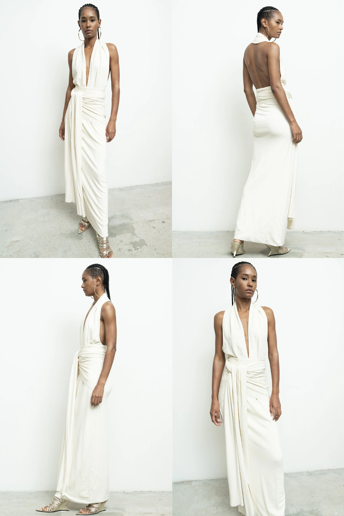 asos velvet dress Rent ASOS DESIGN Velvet Drape Midi Dress With Wrap Skirt In Navy main image 0