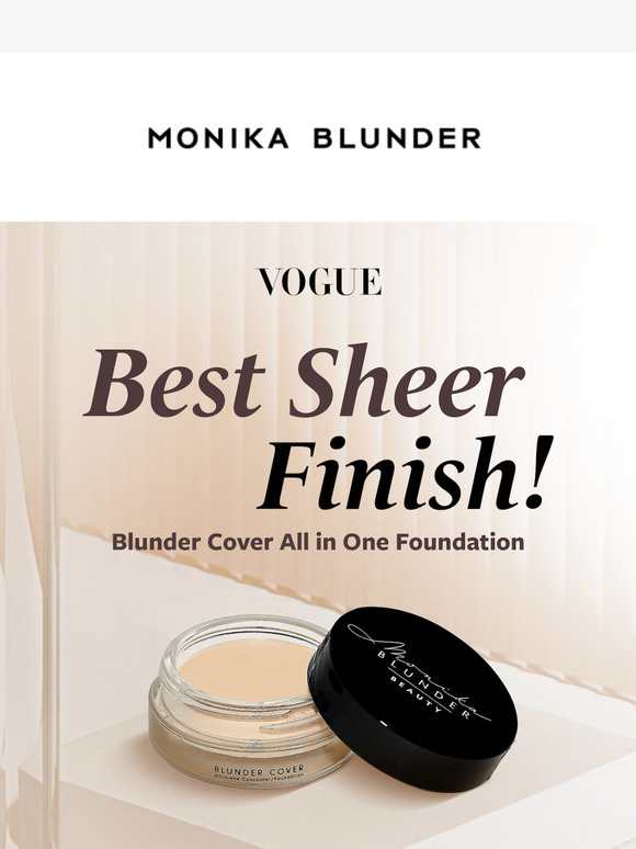 Blunder Cover in Vogue: Discover the All-In-One Foundation & Concealer Everyone's Talking About!