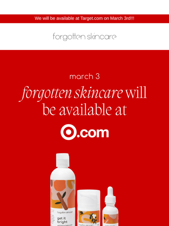 Find us at Target.com on March 3rd 🎯