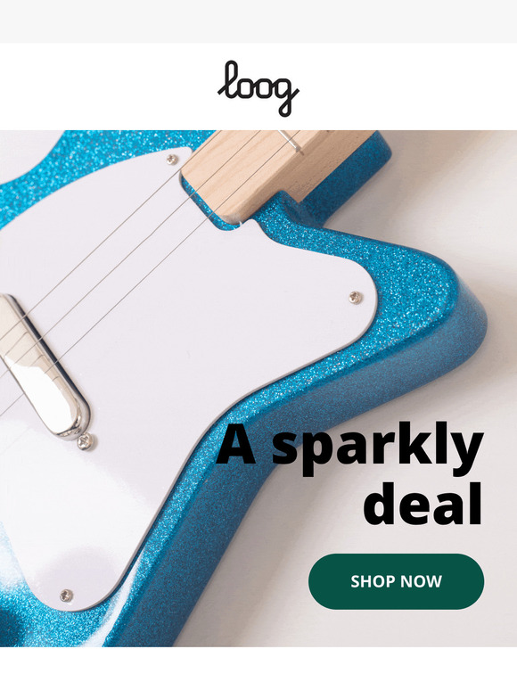 A sparkly deal for future little rockstars ✨🎸
