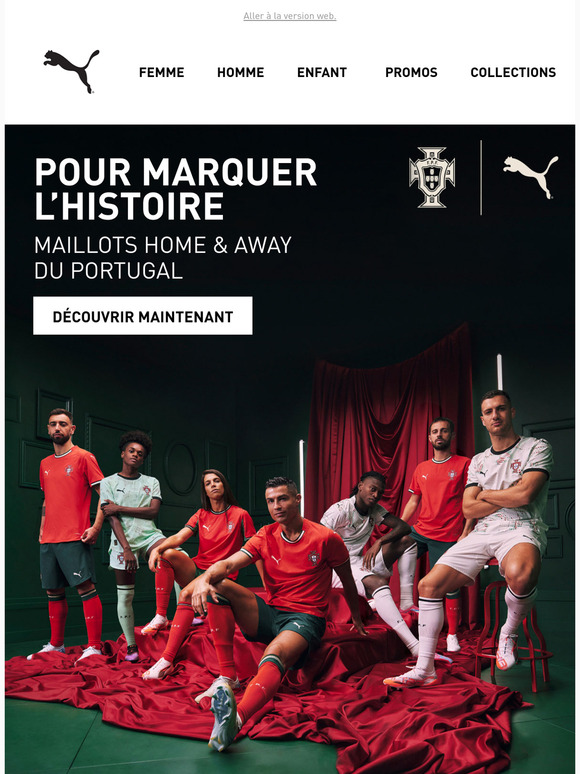 Les maillots Home & Away du Portugal ⚽