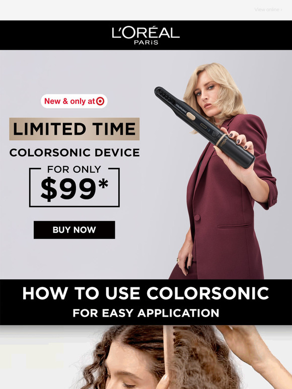 Purchase a Colorsonic device for only $99!