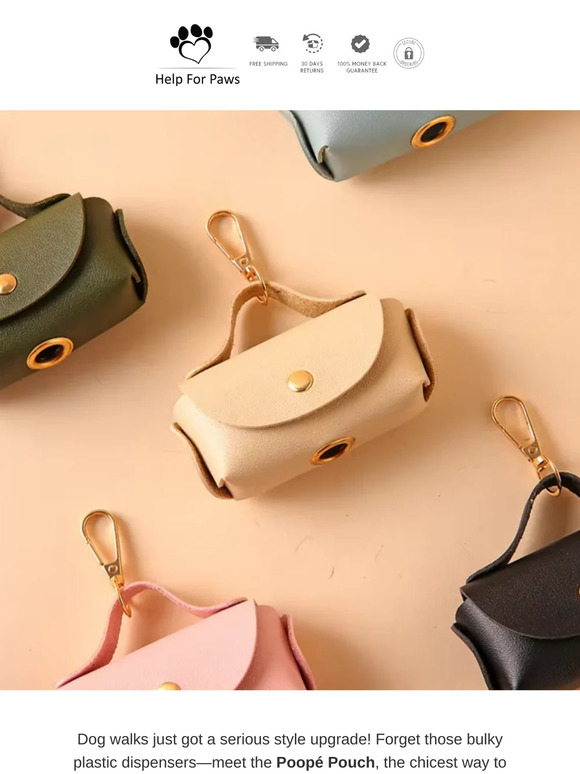Finally… A Poo Bag Holder That’s Actually Stylish!
