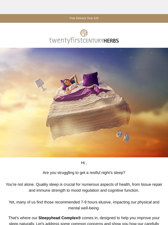 Could Sleepyhead Complex® Help Me Sleep?