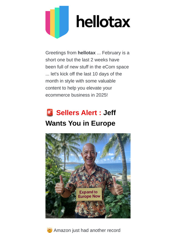 🚨 Sellers Alert : Jeff Wants You in Europe