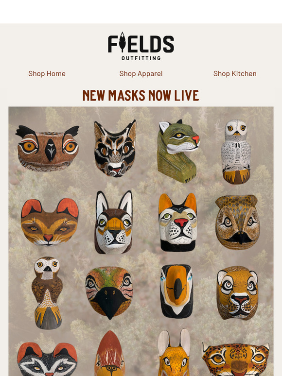 You Heard it Here First - New Chané Masks, Mini Sculptures and Rare Large Standing Sculptures Now Live