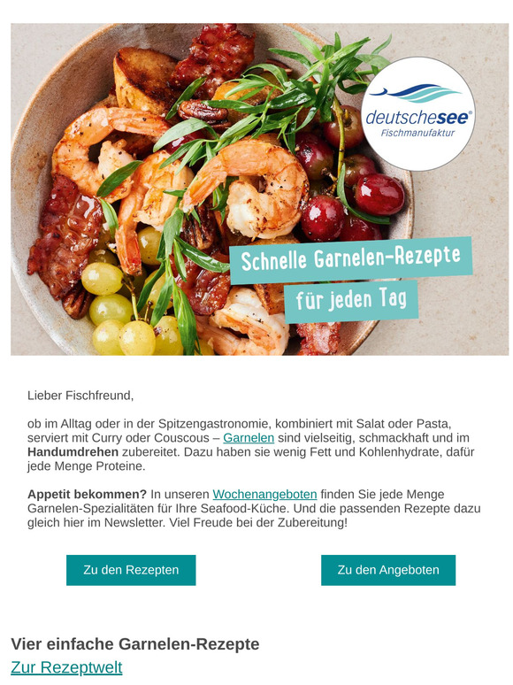 🦐 Garnelen-Rezepte – einfach, schnell, köstlich!