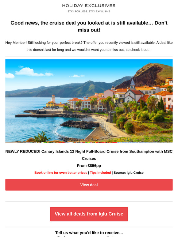 You recently viewed our Canary Islands 12 Night Full-Board Cruise