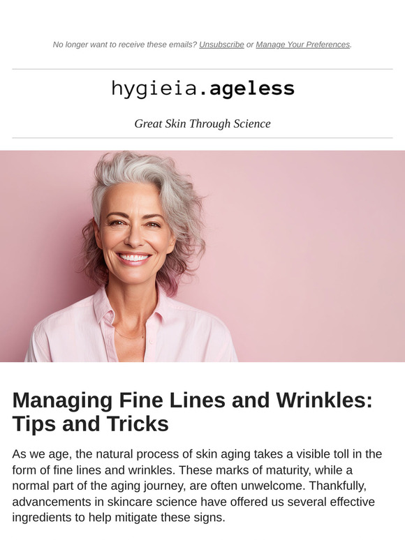 💥 Managing Fine Lines and Wrinkles