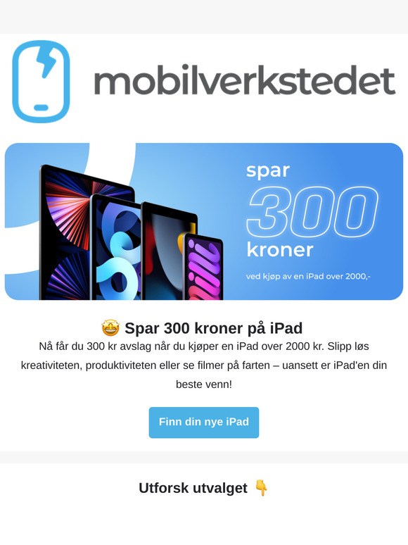 300 kr avslag på iPad 🤩