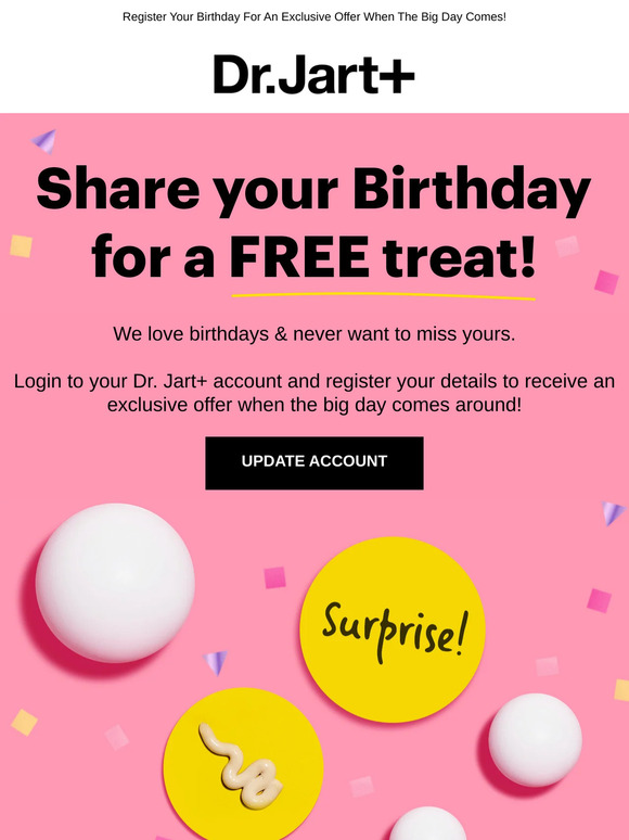 Hey, Share Your Birthday For A Treat
