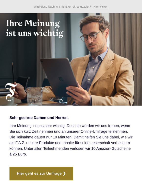 Ihre Meinung ist gefragt!