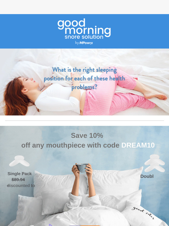 Sleep Well: Position Tips for Your Health