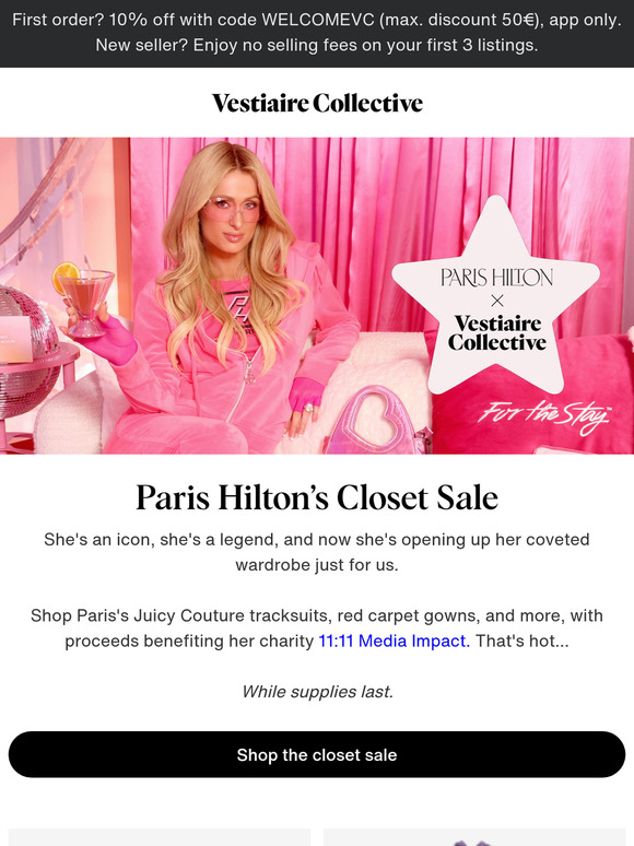 Exclusive: Paris Hilton’s Closet Sale