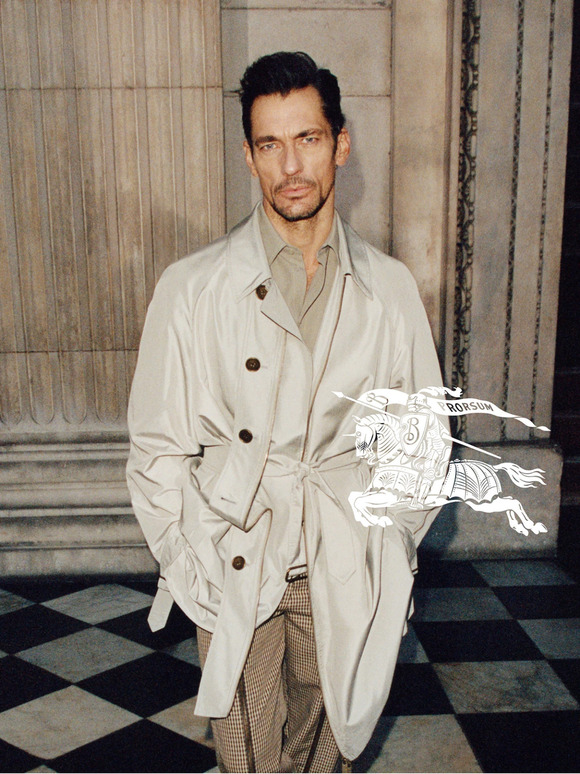The Burberry trench worn by David Gandy