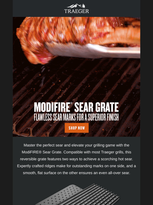 Unlock Superior Sear Marks with the ModiFIRE® Sear Grate